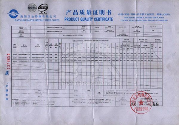 EN10025-2 S355J2+N CUTTING PLATE