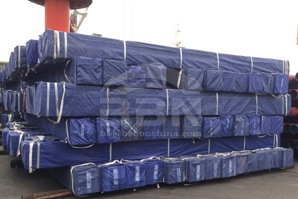 890 tons Q345B Square tube to Korea in 2013