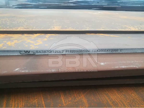 SA387Gr12Cl2 and SA387Gr11Cl2 steel plates