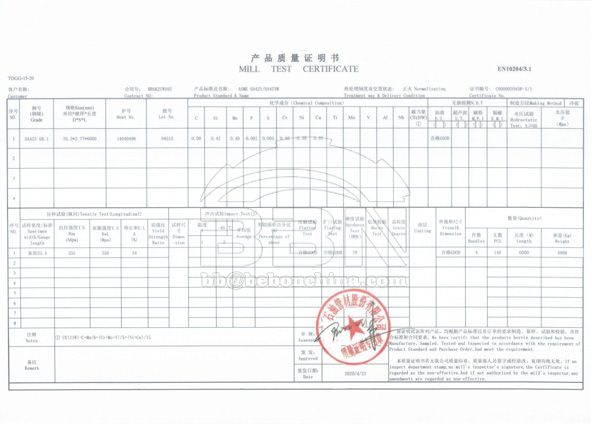 SA423GR.1 Seamless steel tube