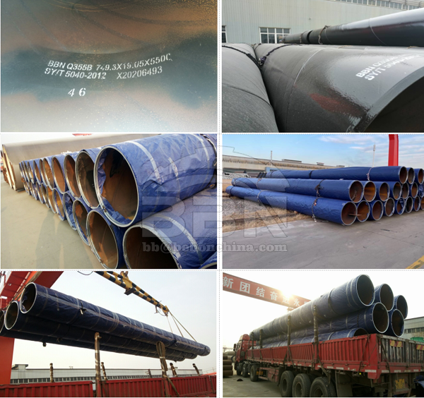 Q355B SAWH pile pipes