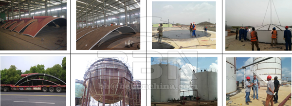 Crude oil storage tank