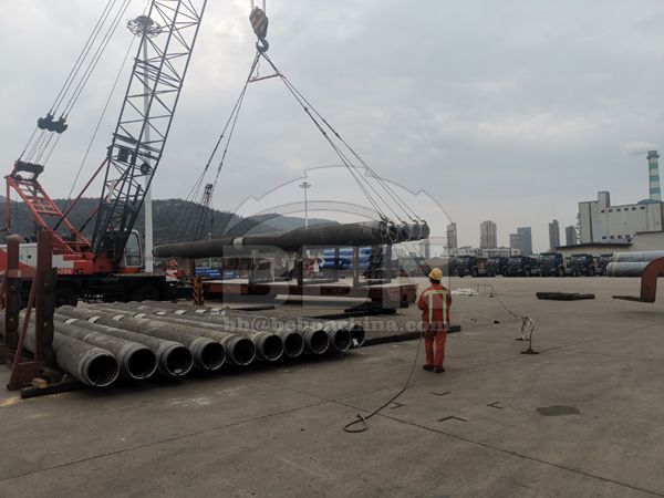 5920 tons CWC API 5L X60MO PSL2 LSAW steel pipe to Nigeria