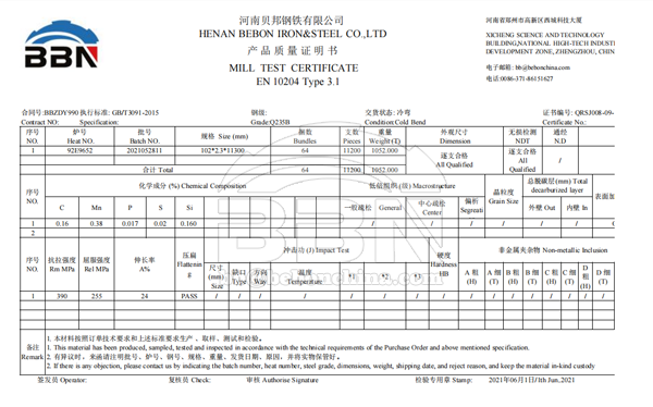 Q235B ERW Pipe