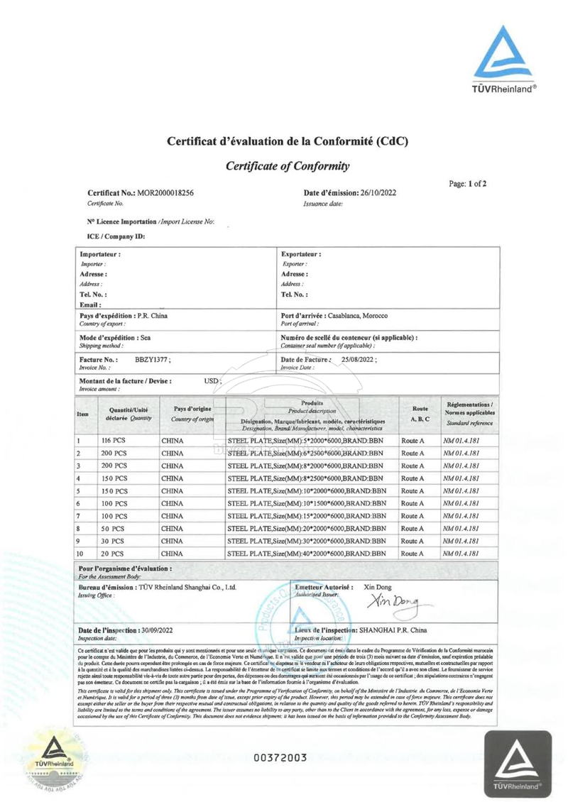 Wear Resistance Steel Plates