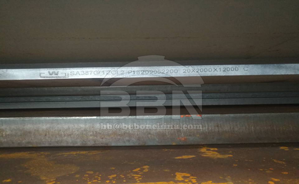 SA387Gr12Cl2 and SA387Gr11Cl2 steel plates