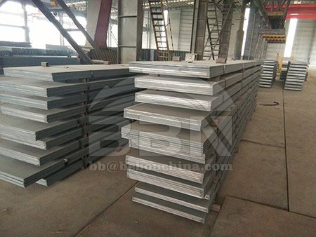 Composition and properties of S460NL steel plate
