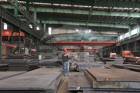 Chemical composition and delivery status of SM490A steel plate