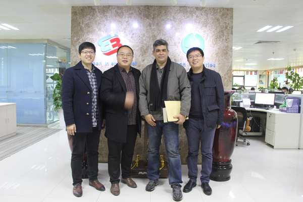 Customer Visit Our Mill for Inspecting Shipbuilding Steel Plates
