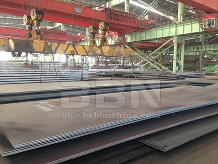 Q370qDNH steel plate for erecting railway or highway bridges