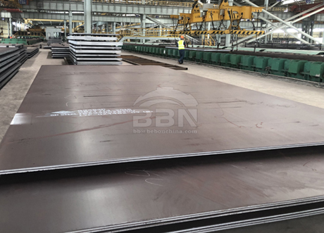 What is the tensile requirement of Q345B steel?