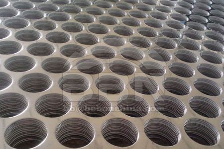 Application of perforated metal plate