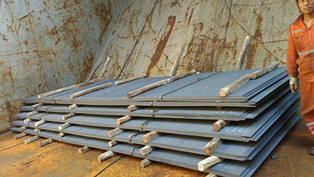 Yield strength and tensile strength of S355J2 high-strength plate