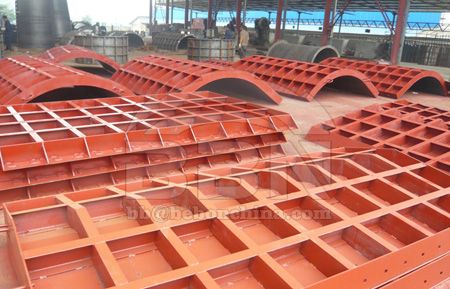 What are the functions of box girder in the production of bridge formwork