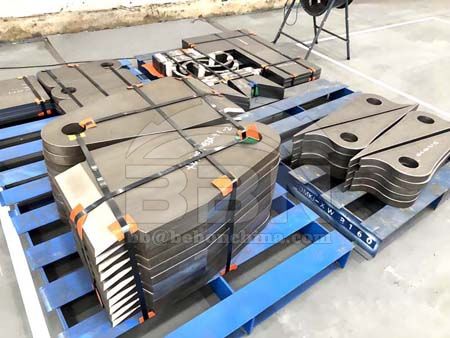 Environmental solution for S355JR steel plate cutting