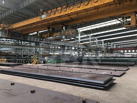 Japanese standard low-alloy high-strength SM520B steel plate