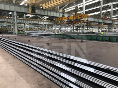 High strength low alloy A572 grade 50 Nb-V structural steel plate