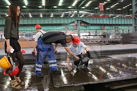 Four properties of 22SiMn2TiB(616) steel plate