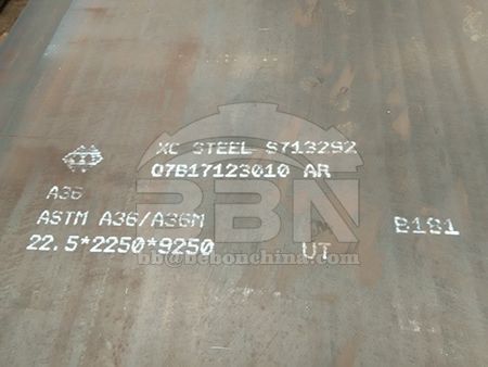 ASTM A36 Steel plate equivalent grade Q235B in China