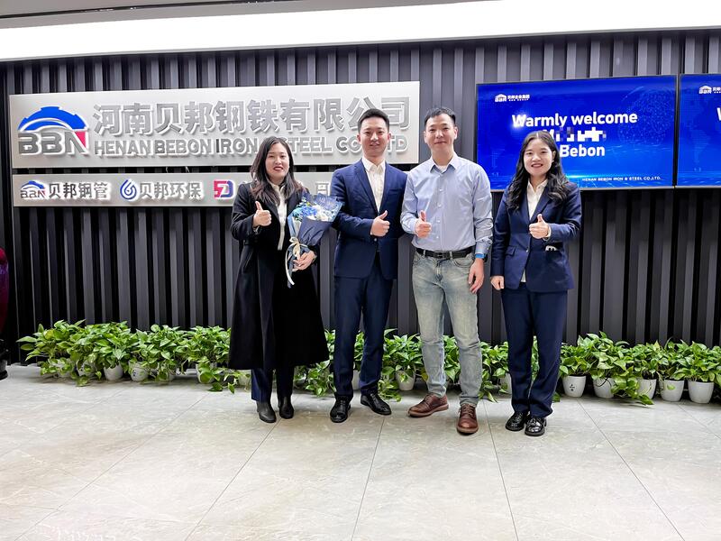 Customer visited BBN steel From China