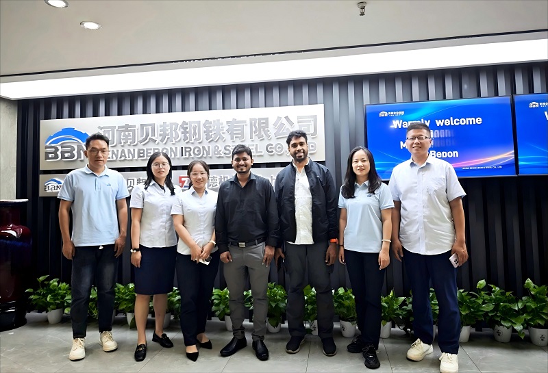 India Customers visited BBN steel