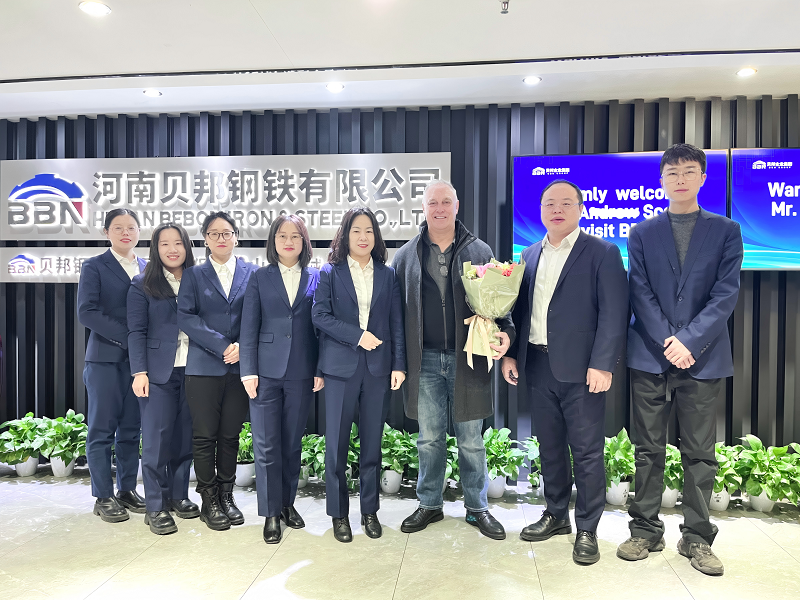 UK Client Visits Bebon Steel for Further Cooperation
