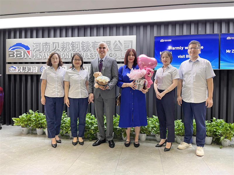 Saudi clients visit BBN Steel