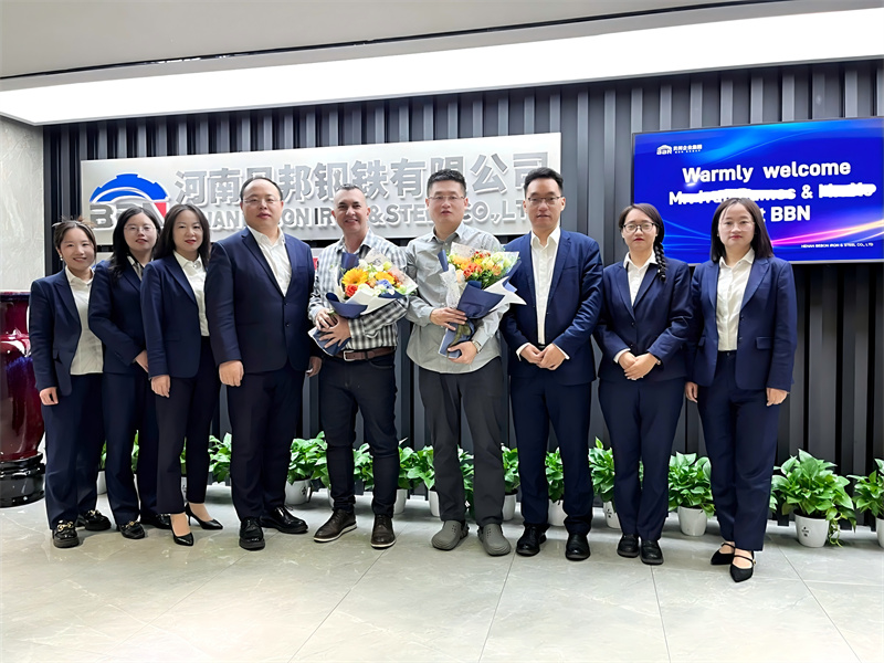 Colombia client visited our office and factories