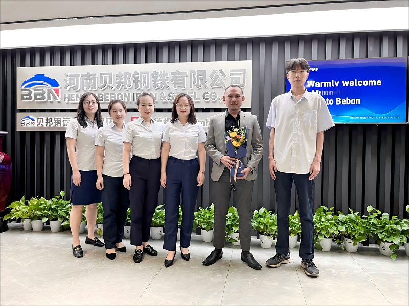 Indonesia Customer Visited BBN Steel