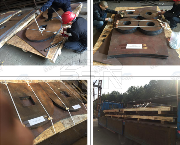 Q345D+UT Steel plate cutting pieces