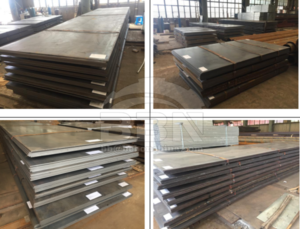 Atmospheric corrosion-resistant steel plates