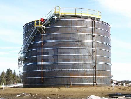 BBN 9 nickel steel plate helps LNG storage tank project