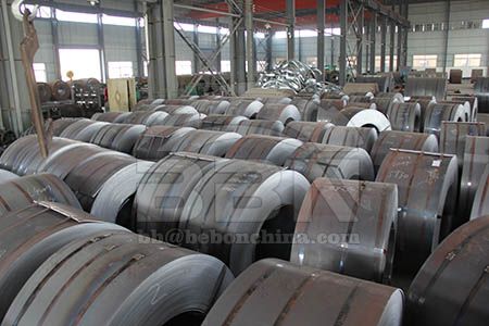 Price of ASTM A572 GR 50 hot rolled steel coil slitting steel strip in China market on July 31