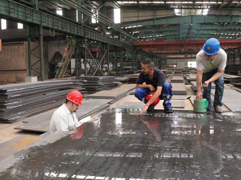 The medium plate prices fall in Handan, Hebei Province