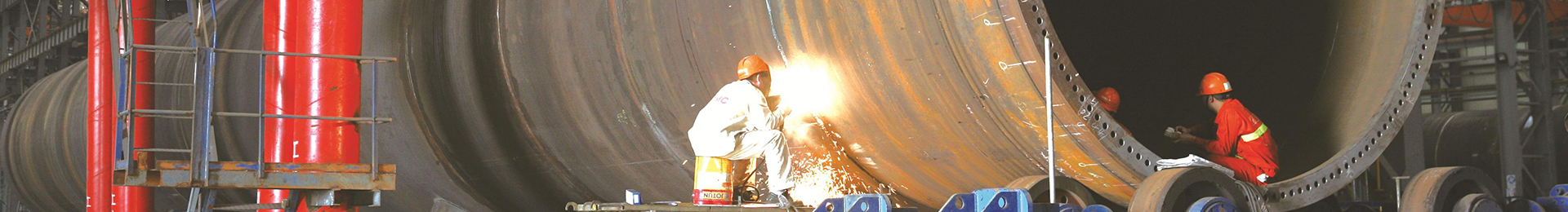 7200 tons A537Cl2 steel plates used for building oil storage tank