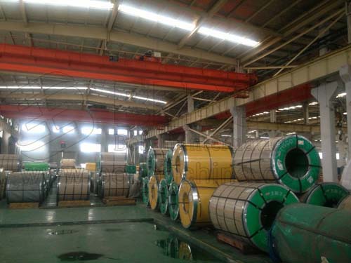 This is our stainless steel warehouse. 