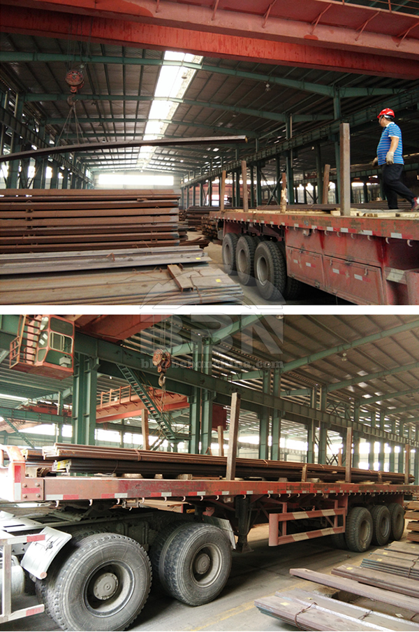 4500 tons shipbuilding material Bulb flat and angle bar from Colombo Dockyard PLC in 2012.