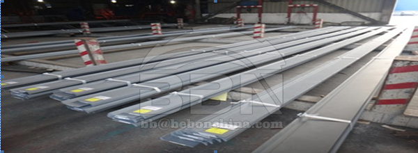 4500 tons shipbuilding material Bulb flat and angle bar from Colombo Dockyard PLC in 2012.