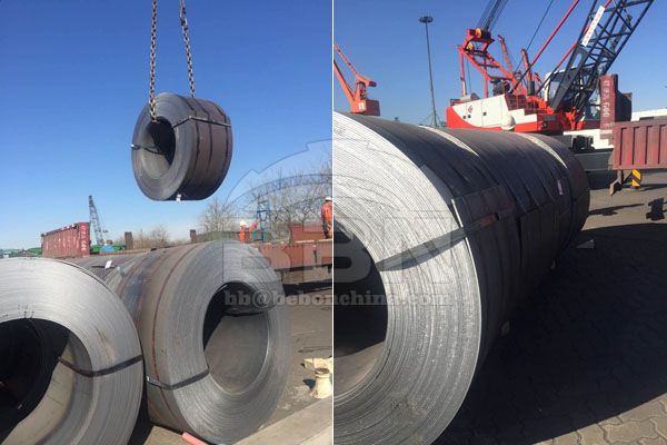 1200 tons API 5L GR.B steel coil to Bangladesh in 2016