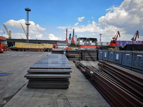 1051.6 Tons ASTM A36 Steel Plates to Jordan