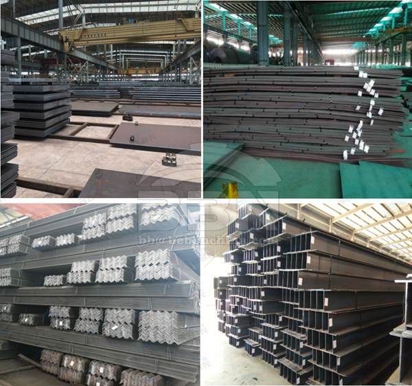 Q235B steel plate and structure