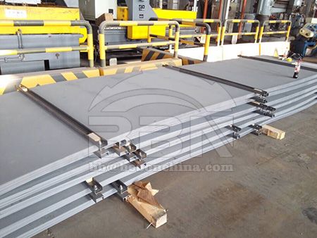 Mechanical properties of CCS certified DH550 steel plate