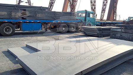 BBN ABS EH36 shipbuilding quality steel plate inventory