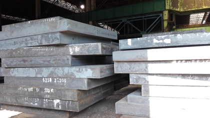 What is yield strength of ASTM A572 Grade 50 low alloy high strength steel plates