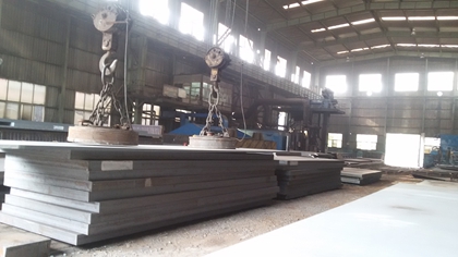 The rolling process of ASME SA572 Gr.50 steel