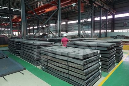 Composition design of SPA-H steel plate