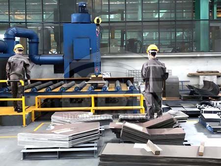 Steel plate cutting safety guidelines