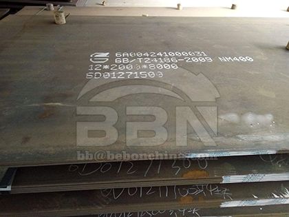 Use of NM400 wear resistant steel plate