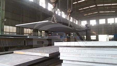 High strength ASTM A514 grades steel plates