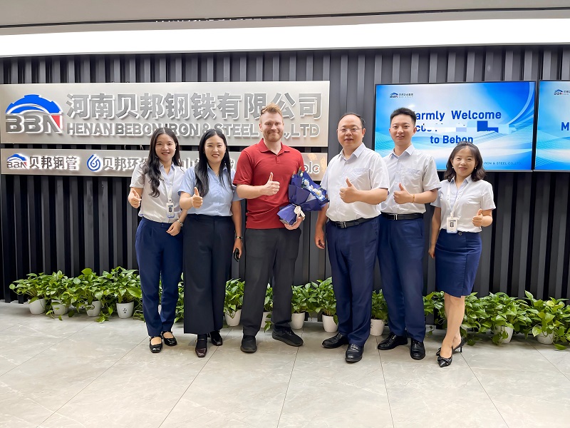 Indonesian Regular Client Visits BBN to Inspect Strength and Deepen Steel Pipe and Stainless Steel C